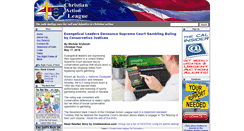 Desktop Screenshot of christianactionleague.org